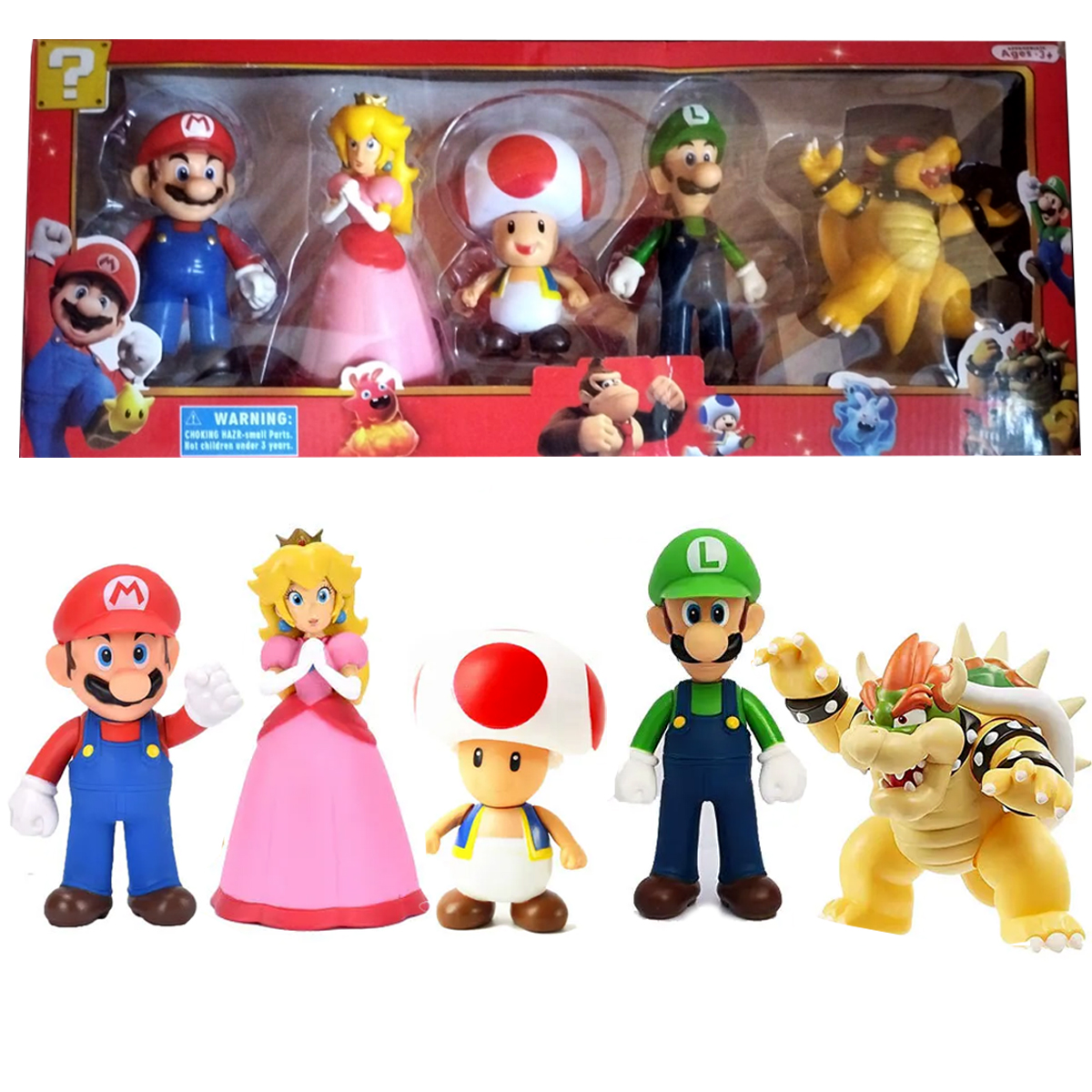 Miniatura 2 de MARIO BROS FIGURAS x5